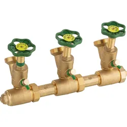 Kompaktverteiler Sanitär 1" DVGW-geprüft 3-fach DN 25 1x1 1/4"