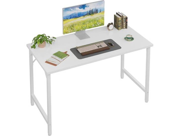 120 cm Bureau d'ordinateur – Petit bureau pour bureau à domicile bureau d'étude et d'écriture table pour enfants bureau PC simple