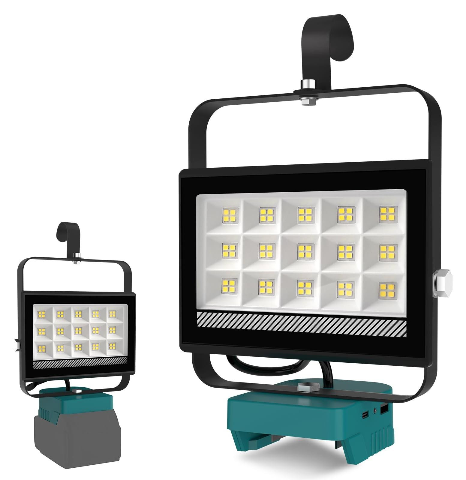 Selius Oplaadbare LED Bouwlamp met USB en Type-C aansluiting