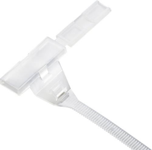 TRU Components 1593122 TC-PMT150203 Zeichenträger mit Kabelbinder Montage-Art: Kabelbinder Beschriftungsfläche: 30 x 9.20mm Natur