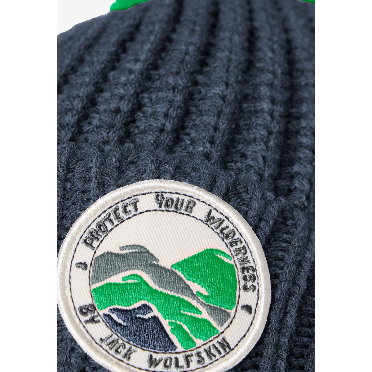 Jack Wolfskin Pompom Badge Beanie K midnight sky (C0412) S 1911751_C0412_A06