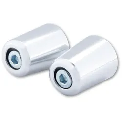 HIGHSIDER smart Bar End Weights für original Kawasaki Lenker, verchromt