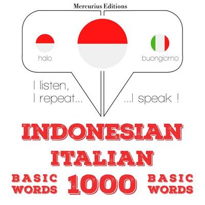 1000 essential words in Italian - JM Gardner, Audio, 9782821146198