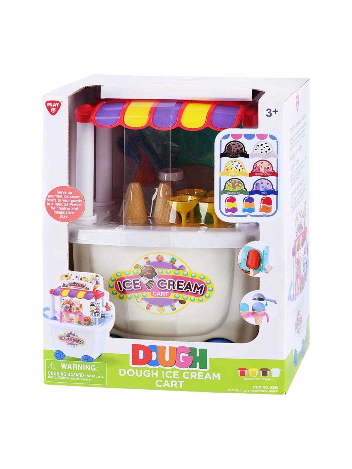 Playgo Ice Cream Truck Clay Set - 4 Clay Pots