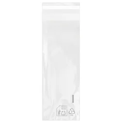MONOUSO - Flachbeutel BOPP mit Falte Klebstoff 7x20cm G160 (1.000 Stück)