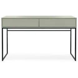KONSOLENTISCH Giana mit 2 Schubladen, 137 cm, Eukalyptusfarbe