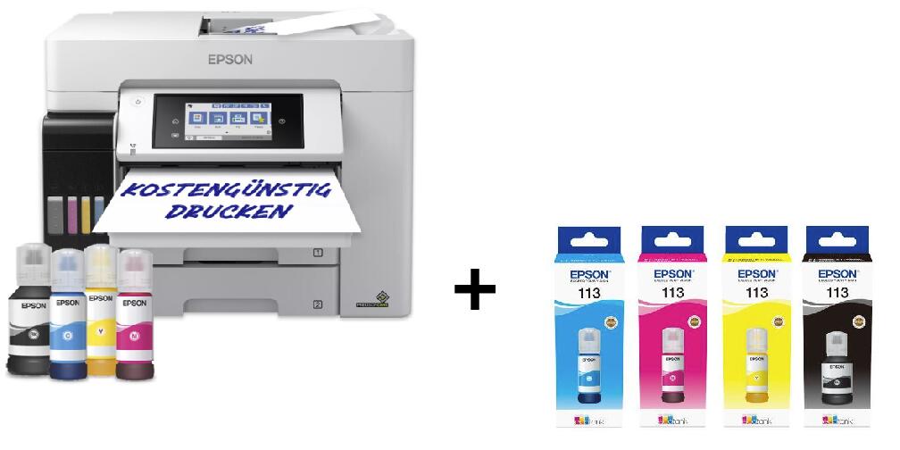 Epson EcoTank Pro ET-5885 A4 Tintentank-Multifunktionsdrucker C11CJ28405