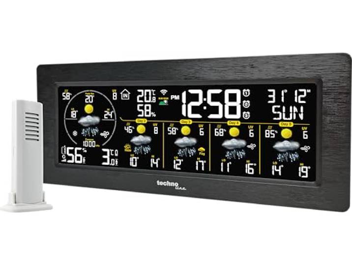 WD3050 Smart Life weerstation: nauwkeurige 5-daagse voorspellingen, app-bediening, alarmfuncties en meer - je persoonlijke weerexpert voor thuis