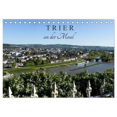 TRIER an der Mosel (Tischkalender 2027 DIN A5 quer), CALVENDO Monatskalender
