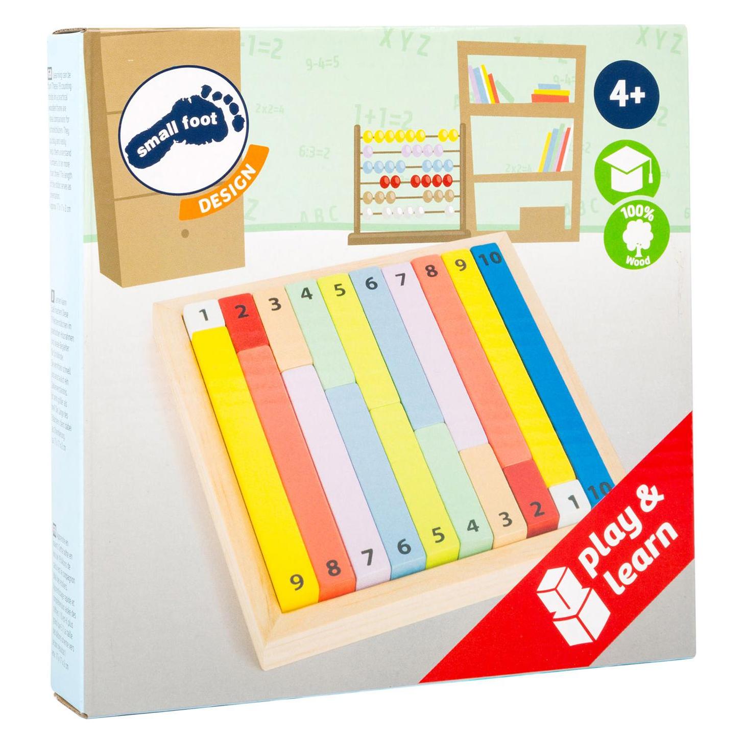 small foot Rechenstäbchen Educate (Deutsch, Englisch, Französisch, Italienisch, Schweizerdeutsch, 6 Jahre) (4020972111678)