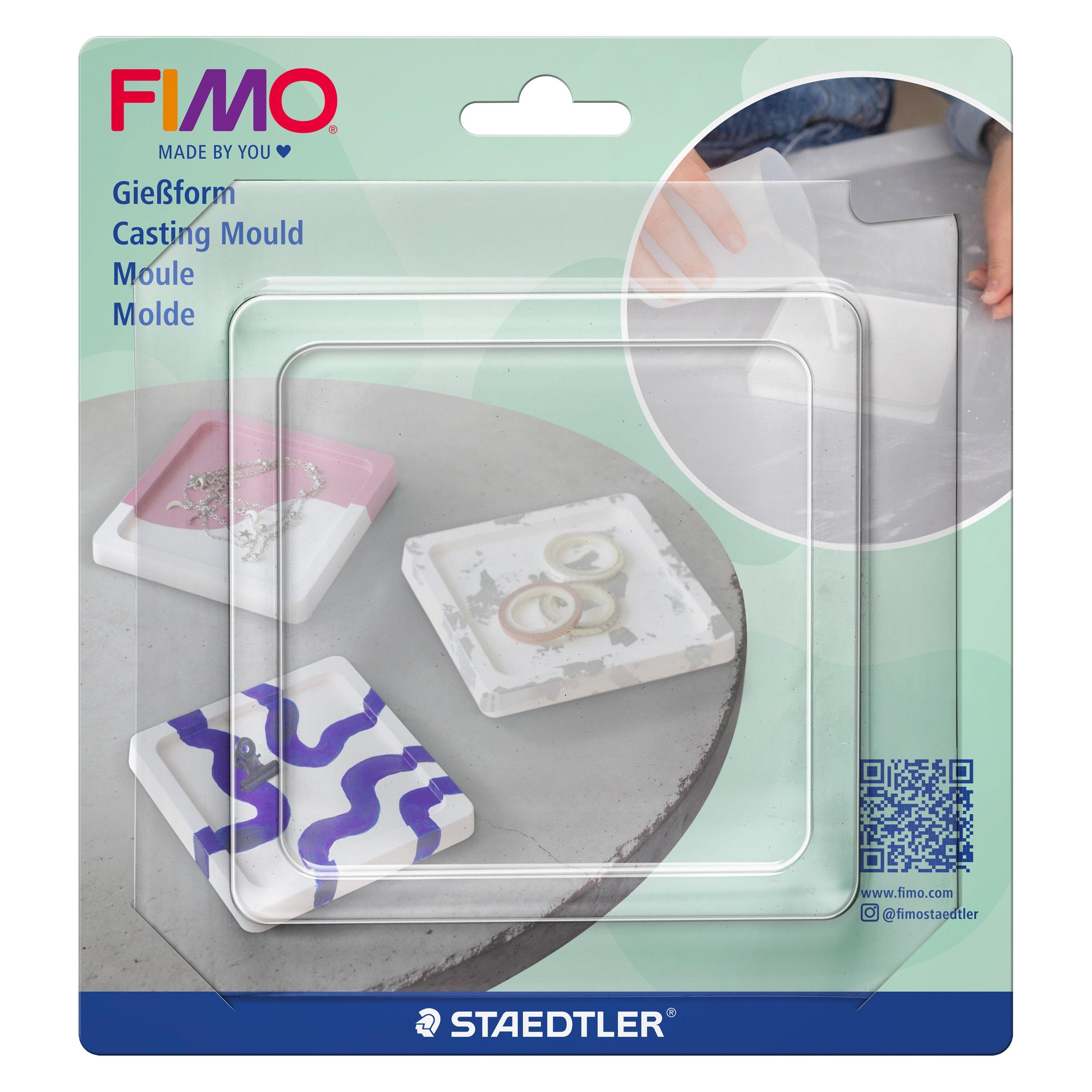 Fimo Giessform Schale viereck (8742 54)