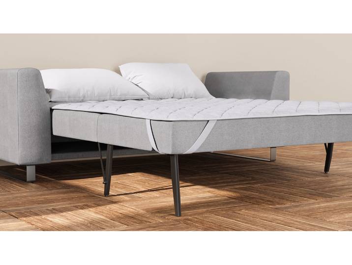 BRUNO Topper BASIC in 160x200cm samtweicher Bezug
