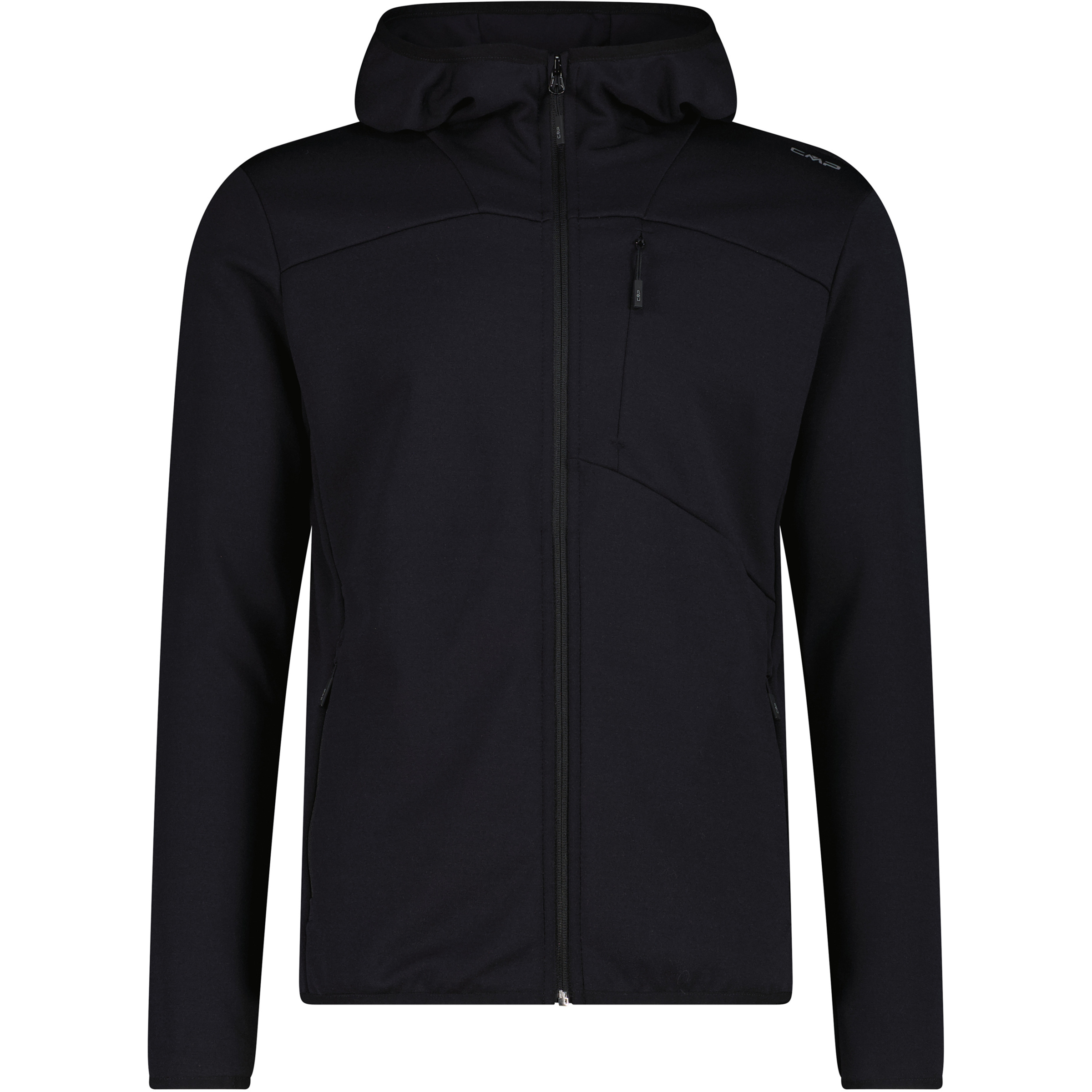 CMP Herren Fleecejacke schwarz Größe L Trekking Merinowolle