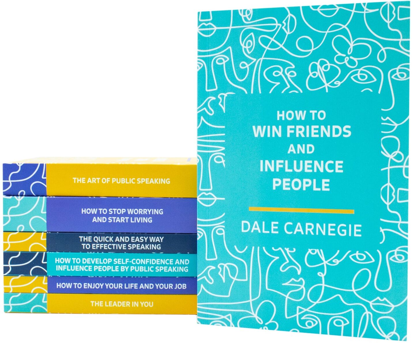 Wilco Dale Carnegie 7 Books Collection Set - How to Win Friends, Stop Worrying, Public Speaking & More - Paperback Self-Help Bundle