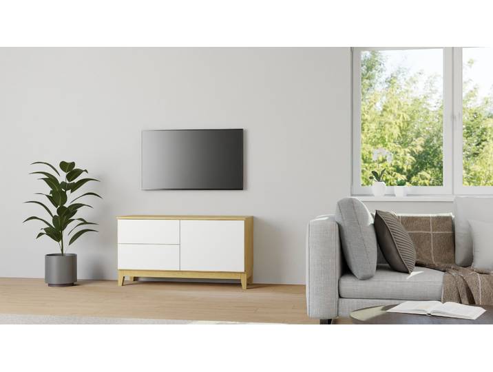 Sideboard skandinavischer Stil Eiche Natur geölt