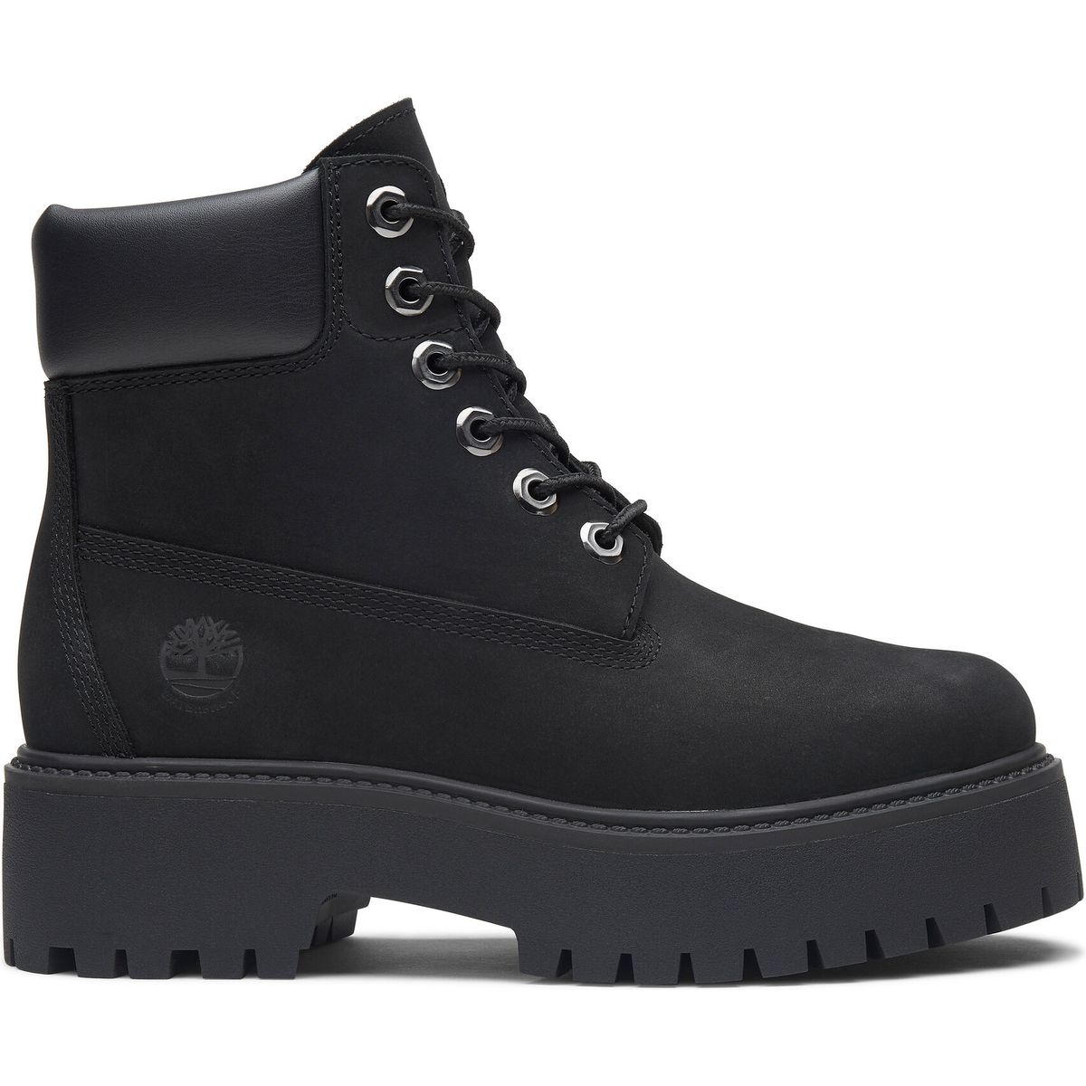Timberland Kids 6 Inch Lace UP Waterproof Boot black nubuck 13 TB0A6EV9W051-13