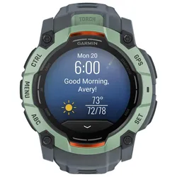 GARMIN Watch Instinct 3 50mm grün, schwarz