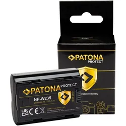 Patona Protect Akku Fuji NP-W235 (Kamera Akku), Kamera Stromversorgung, Schwarz