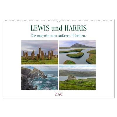 Lewis und Harris, die ungezähmten Äußeren Hebriden. (Wandkalender 2026 DIN A3 quer), CALVENDO Monatskalender