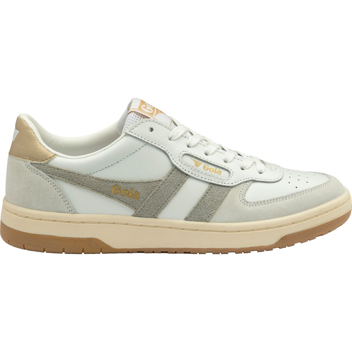Gola Hawk Sneaker Women white/light grey/gold (WG) 39 CLB336-WG-39-whitelightgreygold