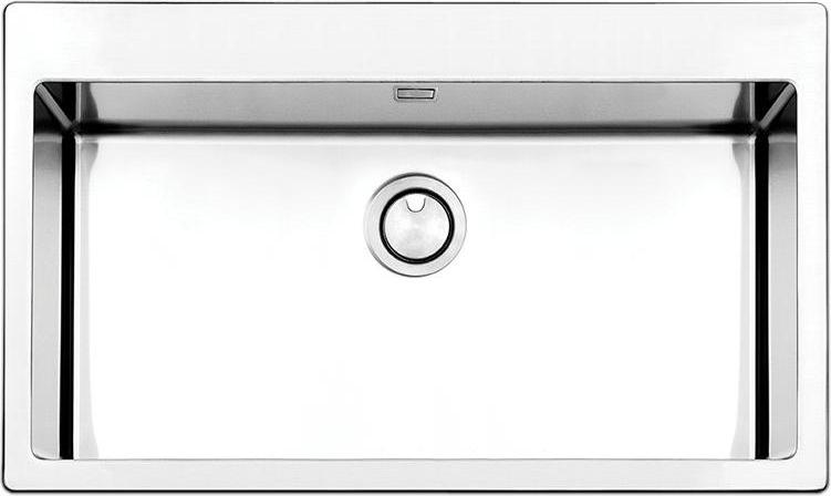 Apell LNP77F, Aufsatzwanne, Rechteckig, Edelstahl, Edelstahl, 1 Becken, Rechteckig