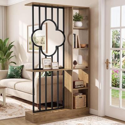 Bluebell 71-Inch Room Divider with Shelves