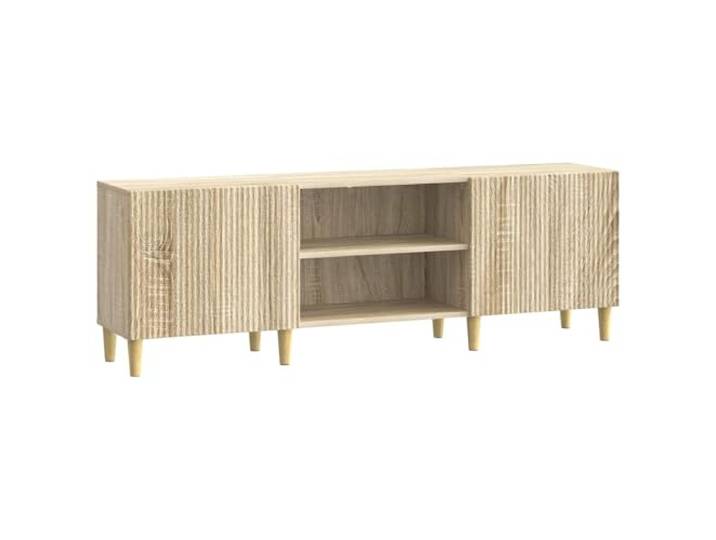 Makastle TV-Schrank Sonoma-Eiche 150x31x50 cm Holzwerkstoff