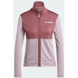 Adidas TERREX Adidas AG Adidas TERREX Multi Light Fleecejacke Preloved Fig / Burgundy - Mehrfarbig - M
