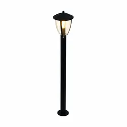 Gartenleuchte Stehlampe Außenleuchte Wegelampe IP44 schwarz Aluminium H 100 cm