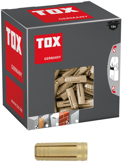 TOX cheville à expansion laiton Metrix M16x43 mm (26100081)