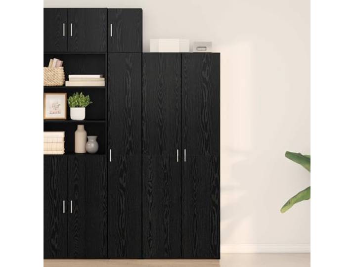 HEFZGDB Landhaus Buffetschrank mit rustikalem Finish aus Holzwerkstoff, Hoher Buffetschrank mit großzügigem Stauraum für die Aufbewahrung von Geschirr, Rustikaler aus Altholz