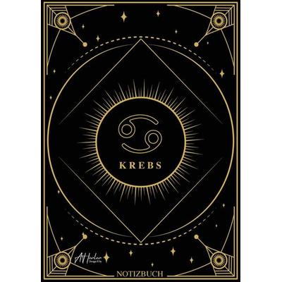 Edles Notizbuch Sternzeichen Krebs | Designed by Alfred Herler, Gebundene Ausgabe von Alfred Herler, Tredition, 978-3-347-51647-2