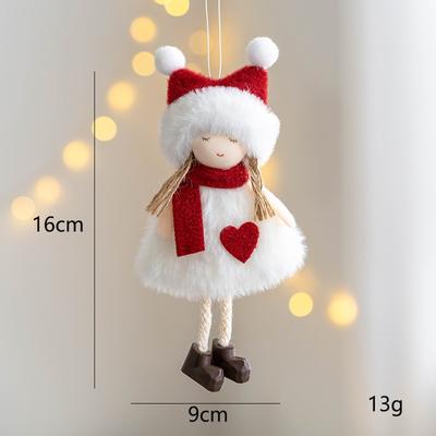 Modern Home Fixes Christmas Tree Hanging Angel Doll, Kids Toys, New Year Ornaments, Navidad Noel Home Decoration, Holiday Pendants nh
