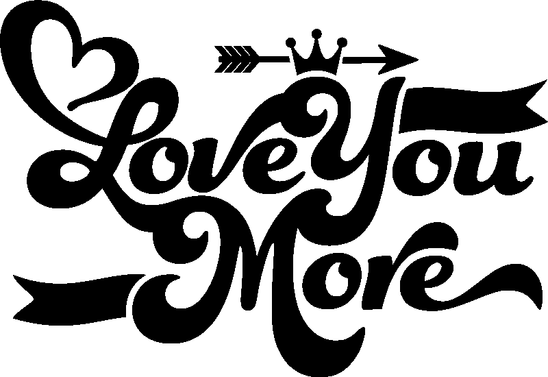 Ambiance-sticker Sticker Love you more