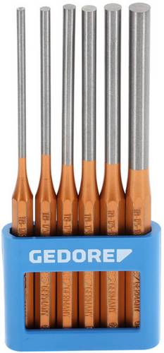 Gedore 119L - Splinttreiber-Satz, lange Form, 6-tlg im PVC-Halter 8866290