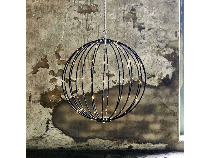 Star Trading Mounty, Leichte Dekorationsfigur, Schwarz, IP44, 126 Glühbirne(n), LED, 2,4 W