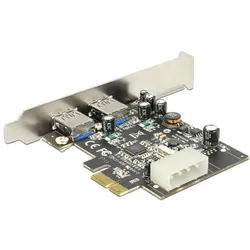 Delock 89241 PCI Express 2x USB 3.0 LP, Kontrollerkarte