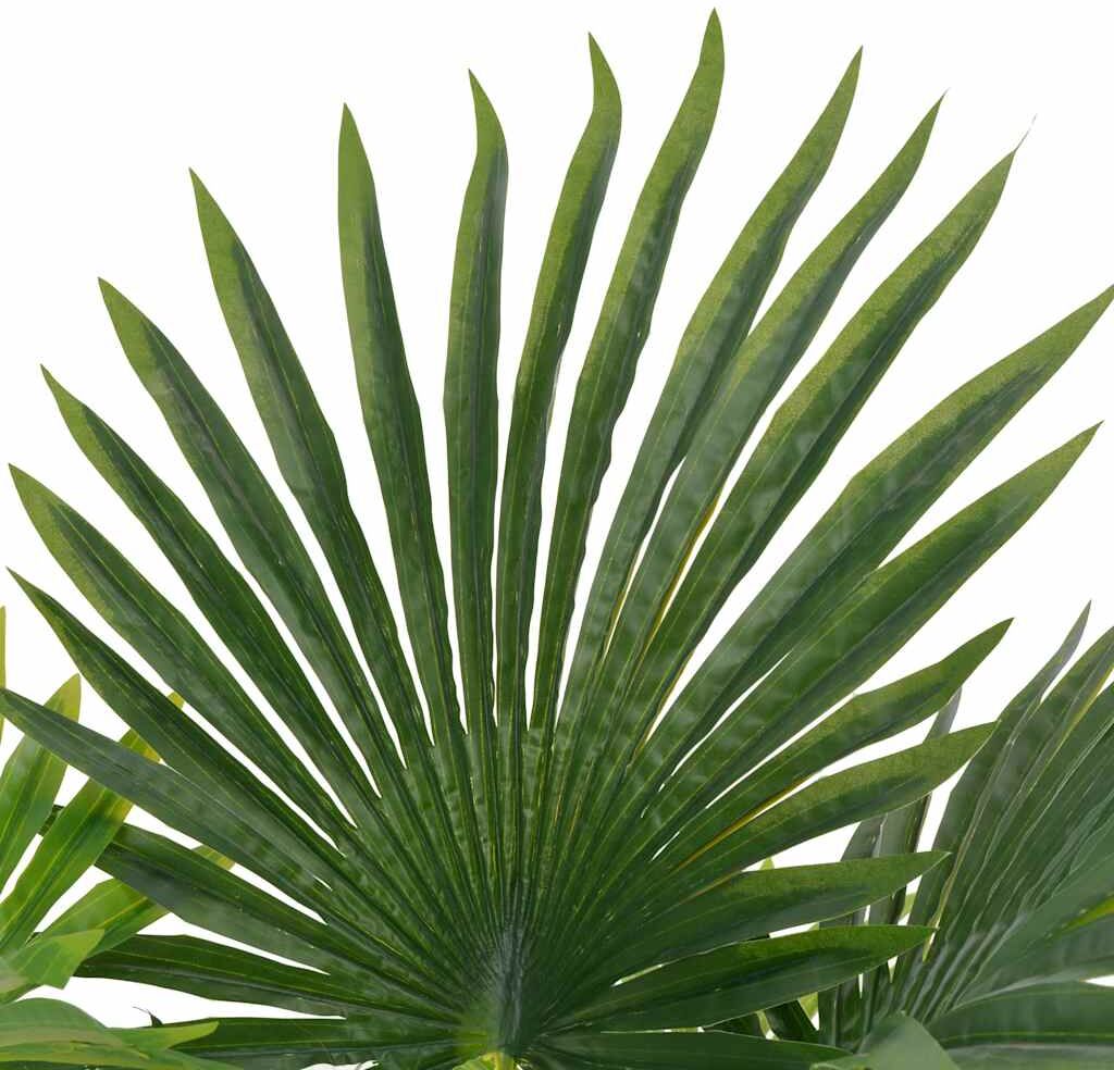 vidaXL Planta artificial palmera con macetero 70 cm verde Verde
