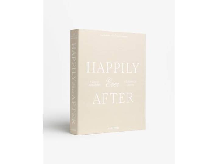 'Happily Ever After' Beige & Wit Luxe Fotoalbum