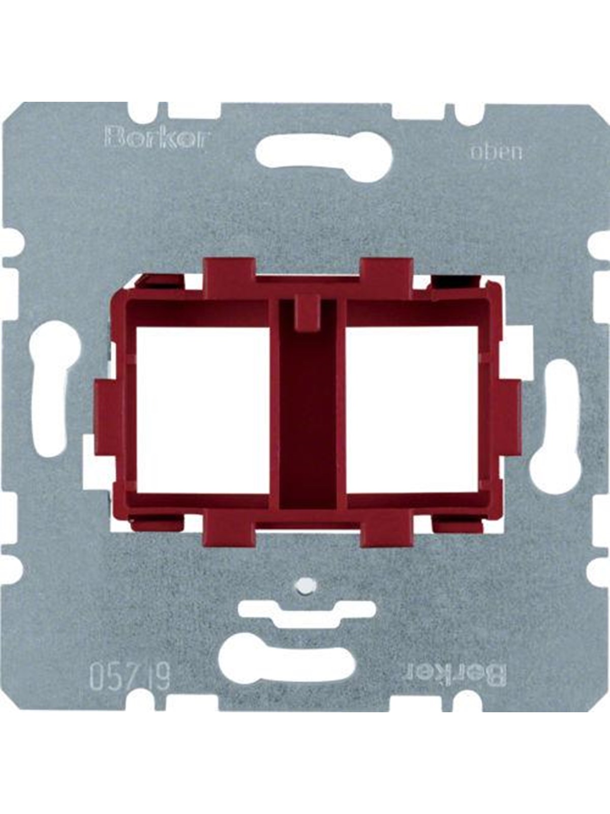 Berker Supporting plate red 2gang