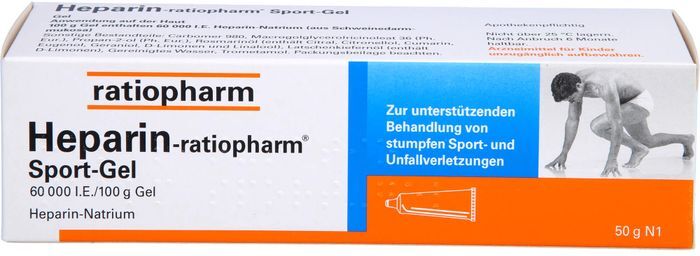 ratiopharm GmbH HEPARIN-RATIOPHARM Sport Gel 50 g