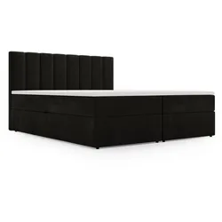 BOXBETT Mocca 180x200 Schwarz