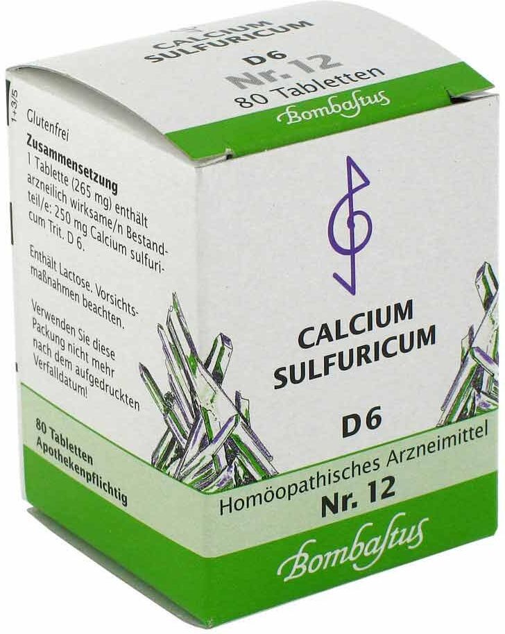Bombastus Biochemie 12 Calcium sulfuricum D6 Tabletten