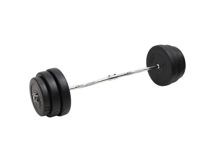 vidaXL Curlstange mit Hantelscheiben 90 kg