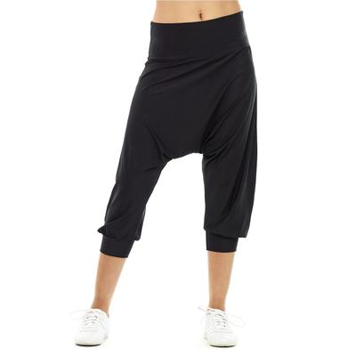 Haremshose WINSHAPE "¾-Haremshose HP201", Damen, Gr. XS, Normalgrößen, schwarz, 80% Polyester, 20% Elasthan, Hosen Haremshose Relaxhose Tanzhose, Functional