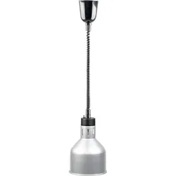 Stalgast Wärmelampe zur Deckenbefestigung, silberfarben, 0,25 kW, Ø 173 mm
