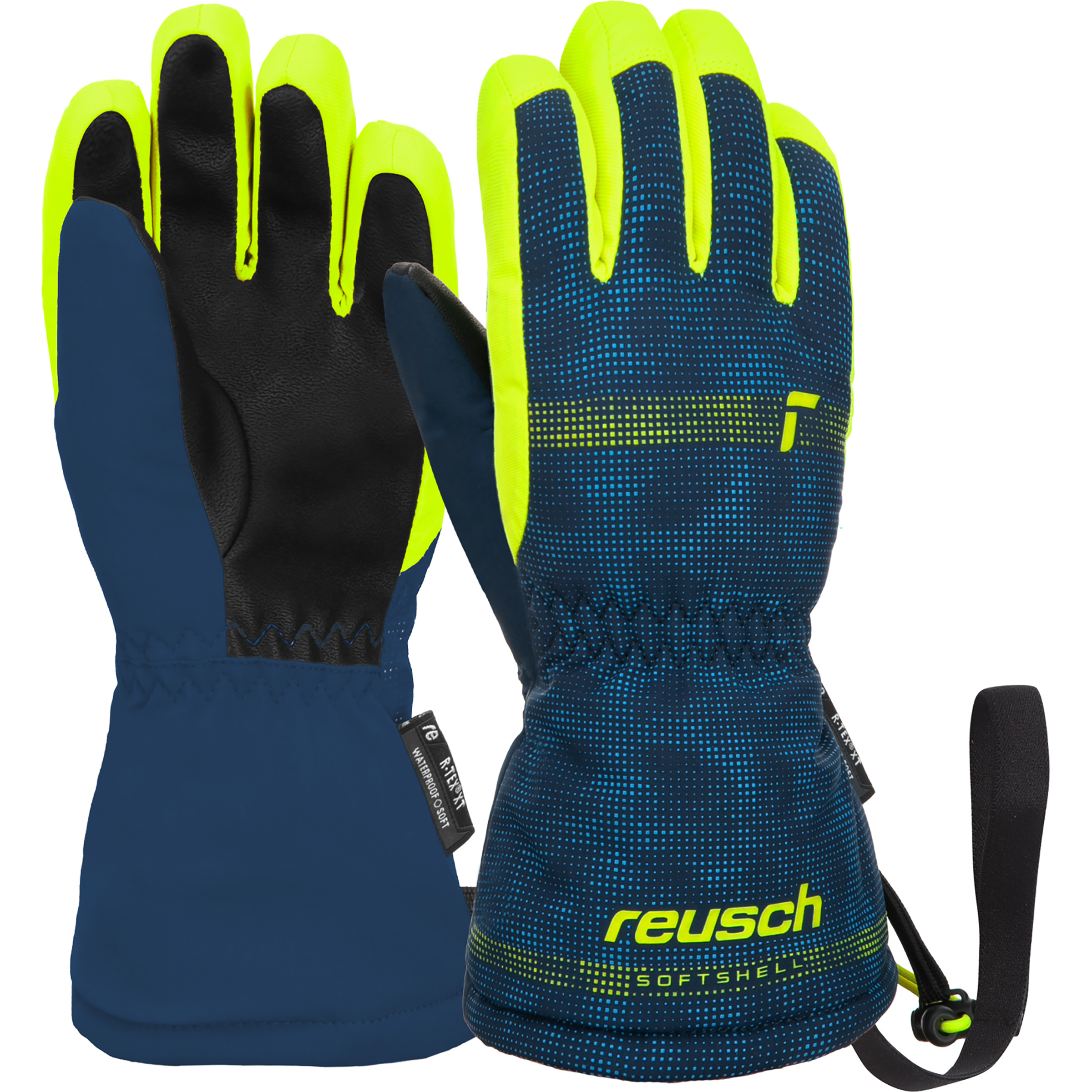 Reusch Maxi R-Tex XT Kinder Fingerhandschuhe blau Größe L Skifahren Widerstandsfähig Wasserabweisend