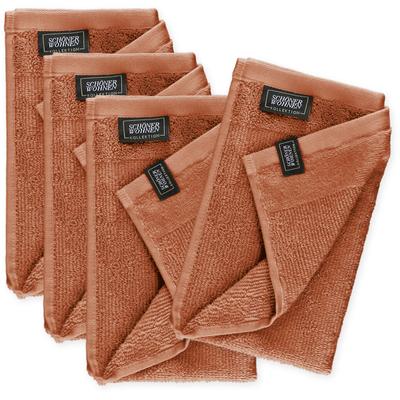 Gaestehandtuecher "Sense", braun (rost), B:30cm L:50cm, Frottee, Obermaterial: 100% Baumwolle, SCHÖNER WOHNEN-KOLLEKTION, Handtücher, mit Velourborte, hautschmeichelnde Airtouch Qualität, super weich