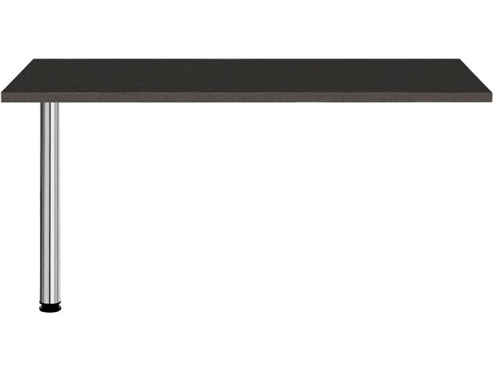 Küchentisch KOCHSTATION KS-Mali , grau (anthrazit, silberfarben, anthrazit), B:67cm H:72cm T:138cm, Tische, Küchentisch, Breite 67 cm, für Küchenserie Mali