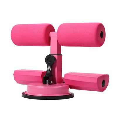 Abdominal Crunch Machine, Sit Up Assistant, Fitness Equipment With Double Suction Cup Technology pink